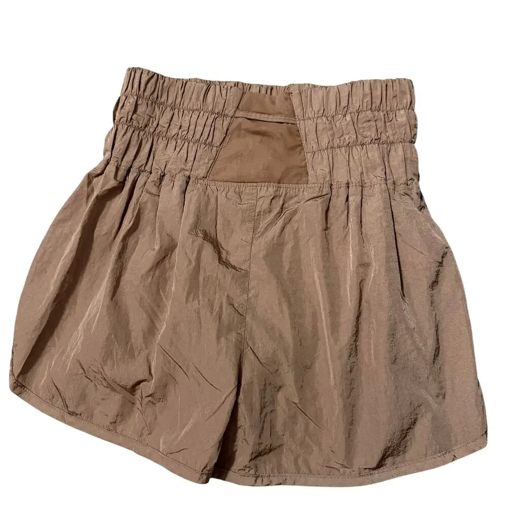 Free People FP Movement Mauve Athletic Shorts Medium Lined Running - Picture 2 of 11